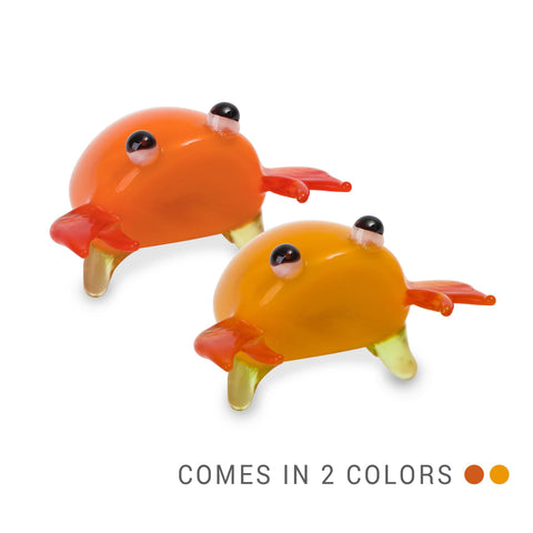 SUN the crab (in Tynies Collector's Frame) Miniature glass figurines 